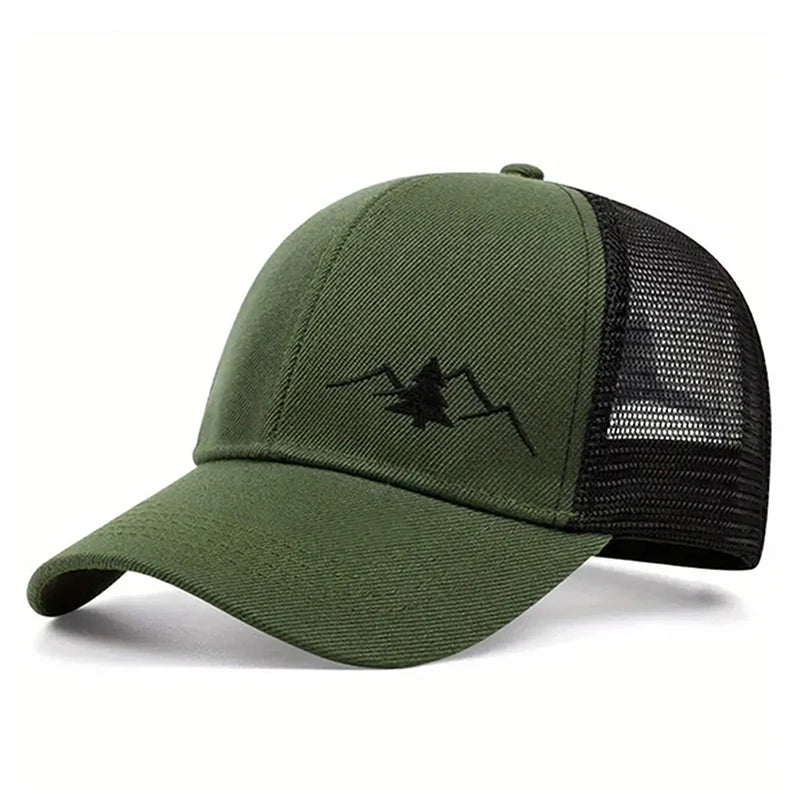 Creative Hip Hop Hat Christmas Tree Embroidery Skateboard Hat Baseball Cap