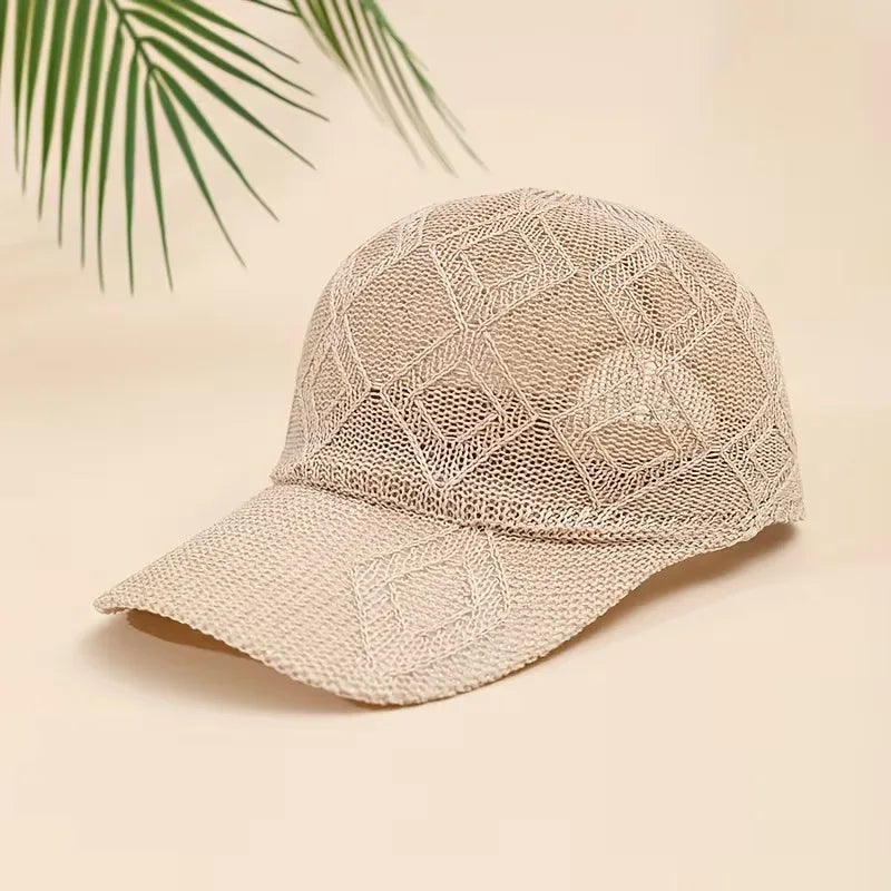 Women Baseball Cap Summer Breathable Mesh Sun Hat