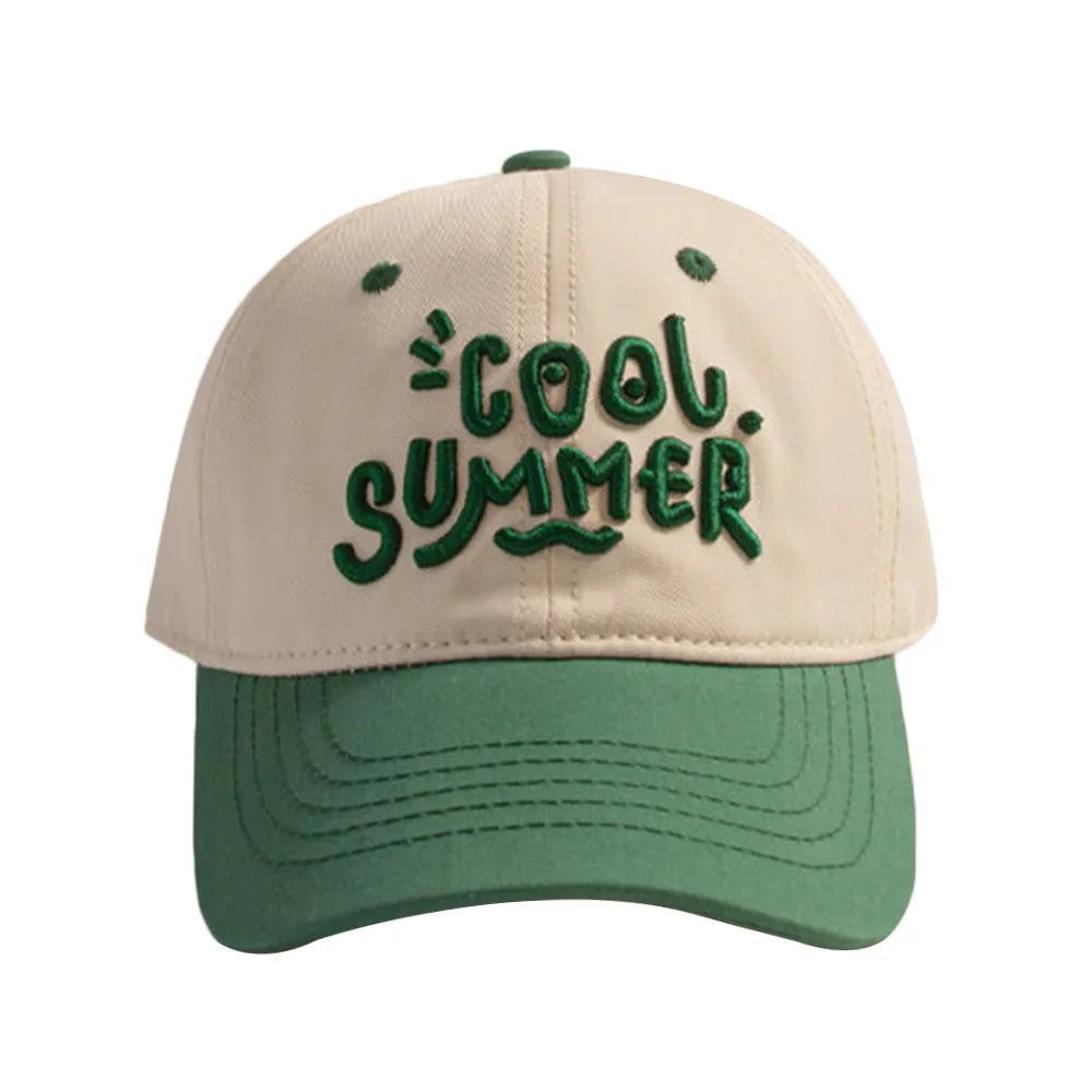 2-7 Years Cute Letter Embroidery Baseball Caps