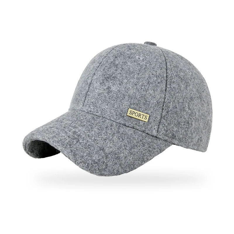 Baseball Cap Hat Men Winter Autumn Warm