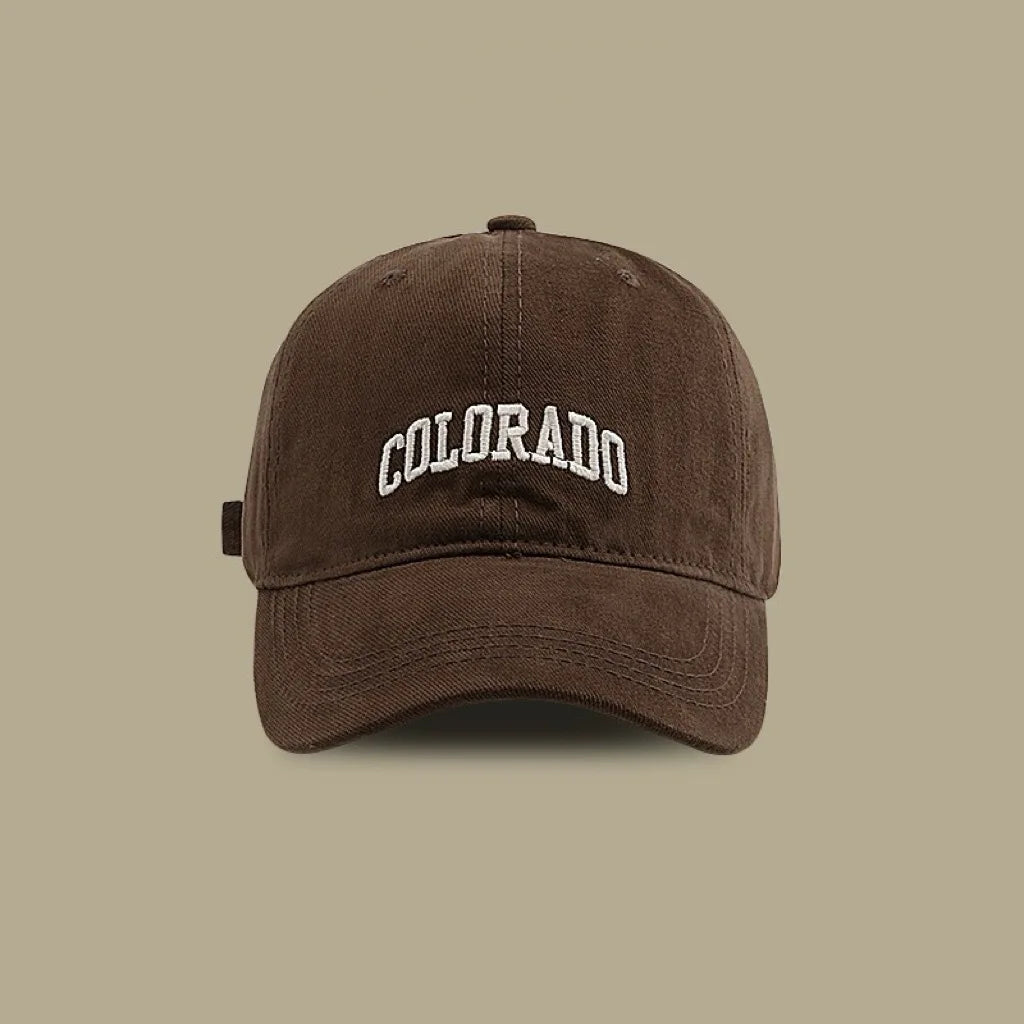 New Colorado Letter Embroidered Baseball Hat Adjustable