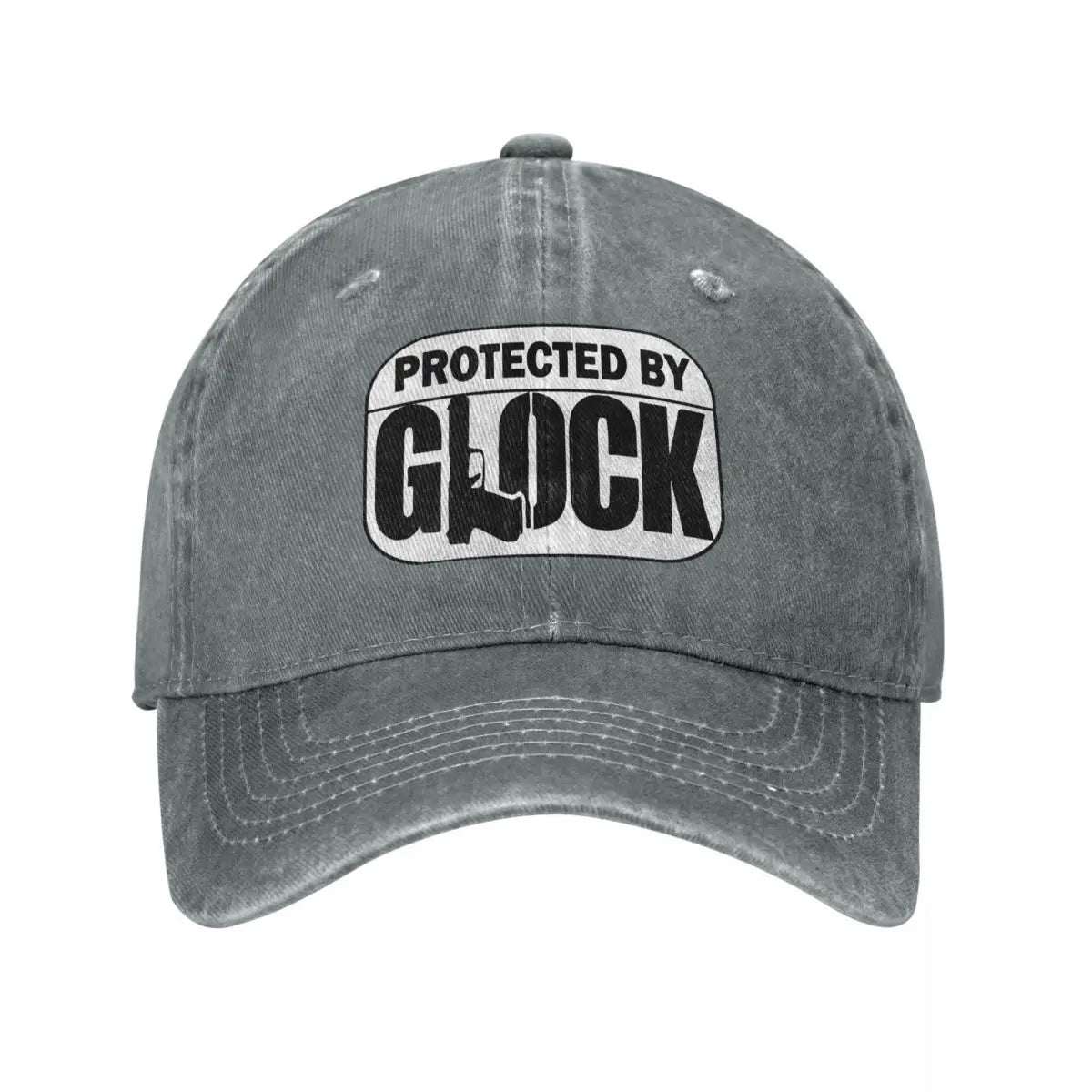 Gun Unisex Baseball Caps Tactical Shooting Distressed Washed Hats