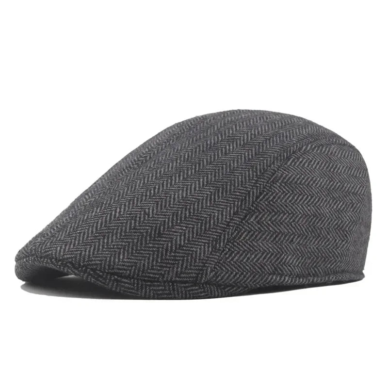 Fashion Men Retro Beret British Hats