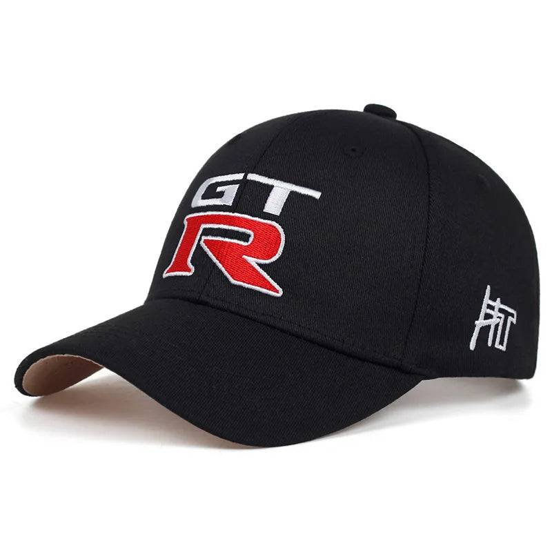 GTR Embroidered Flat Brim Snapback Cap Racing Car Logo Baseball Hat Hip Hop Street Casual Sun Hat