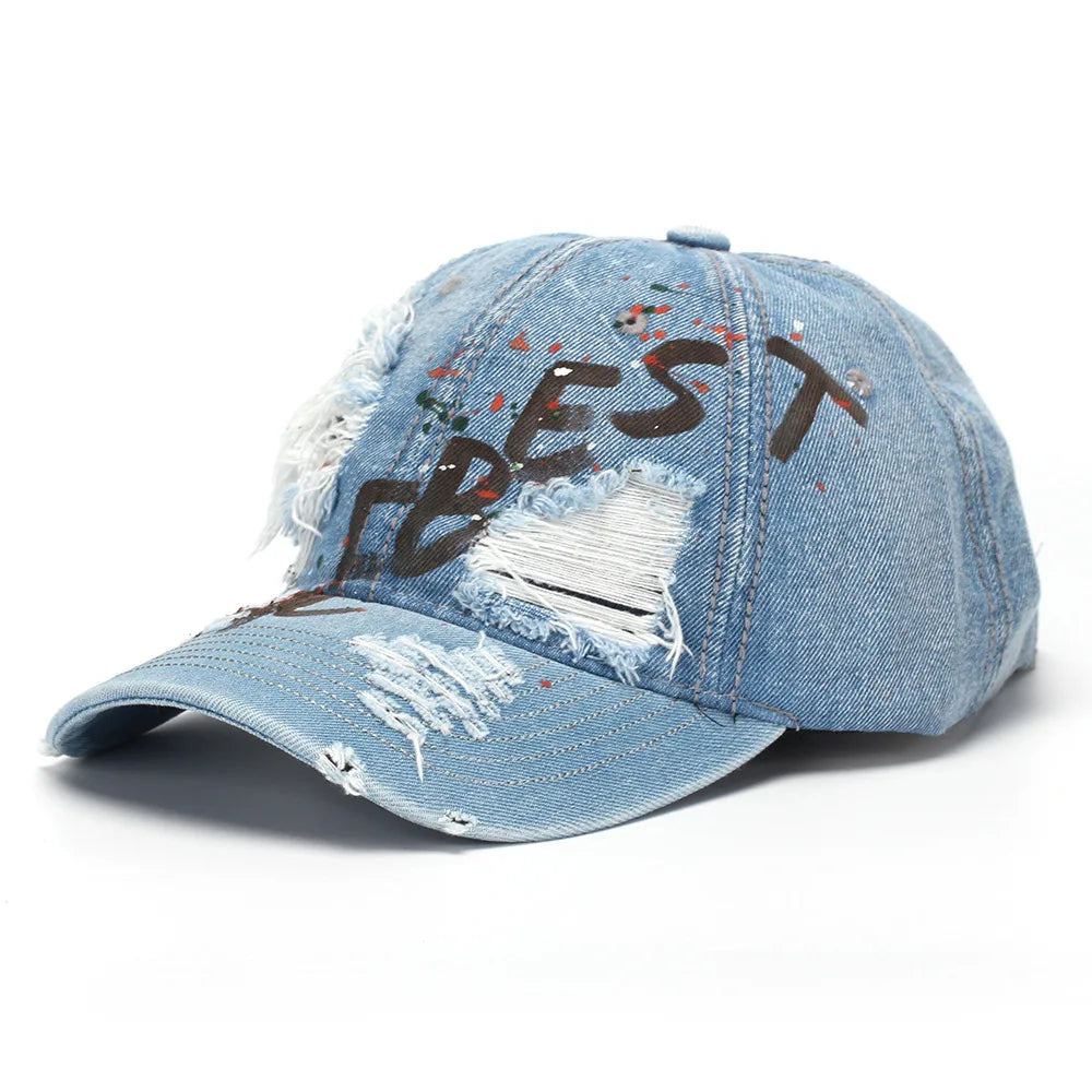 European and American Style Letter Embroidered Baseball Caps