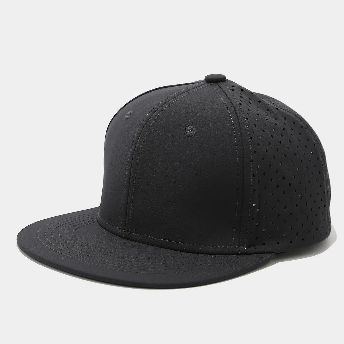 Full Closed Flat Brim Snapback Cap Unisex Hip Hop Men Women