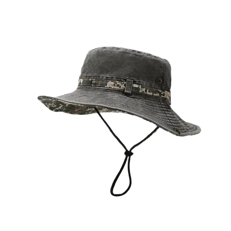 2024 Spring Cotton Solid Bucket Hat Fisherman Hat