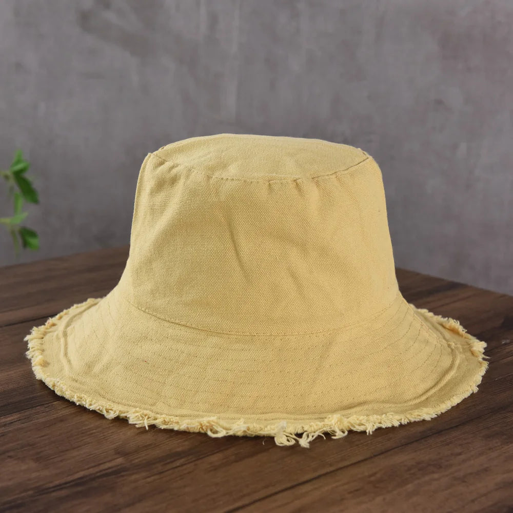 Fashion Foldable Burrs Bucket Hat for Women Men