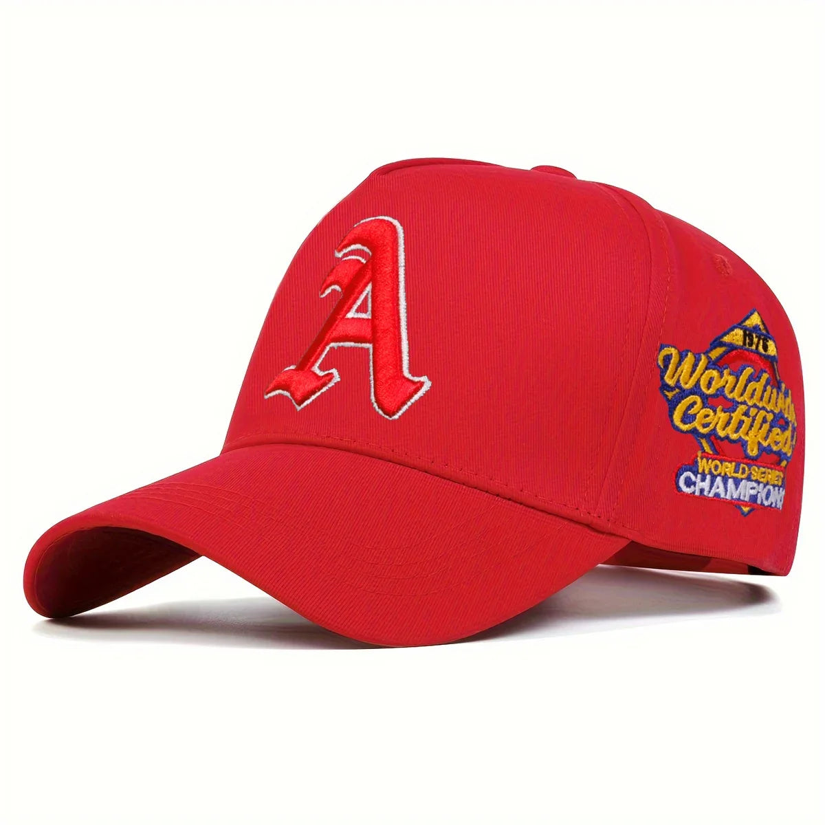 Unisex Gothic Letter A Embroidery Baseball Caps Spring and Autumn