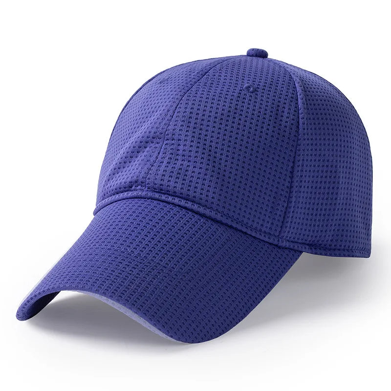Breathable Quick-Dry Athletic Mesh Long Peak Baseball Cap Summer for Men And Women