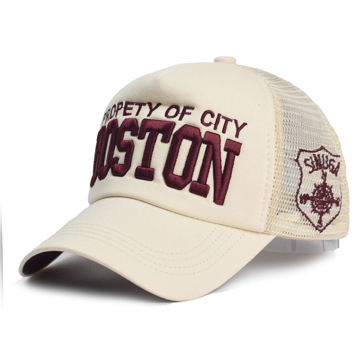 Summer Men Mesh Baseball Cap Outdoor Sport Letter Snapback Hat