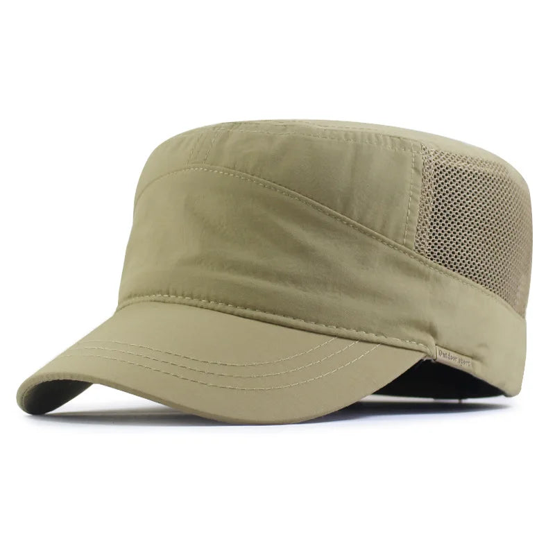 New Large Size XXL 65cm Mesh Breathable Flat Top Hat