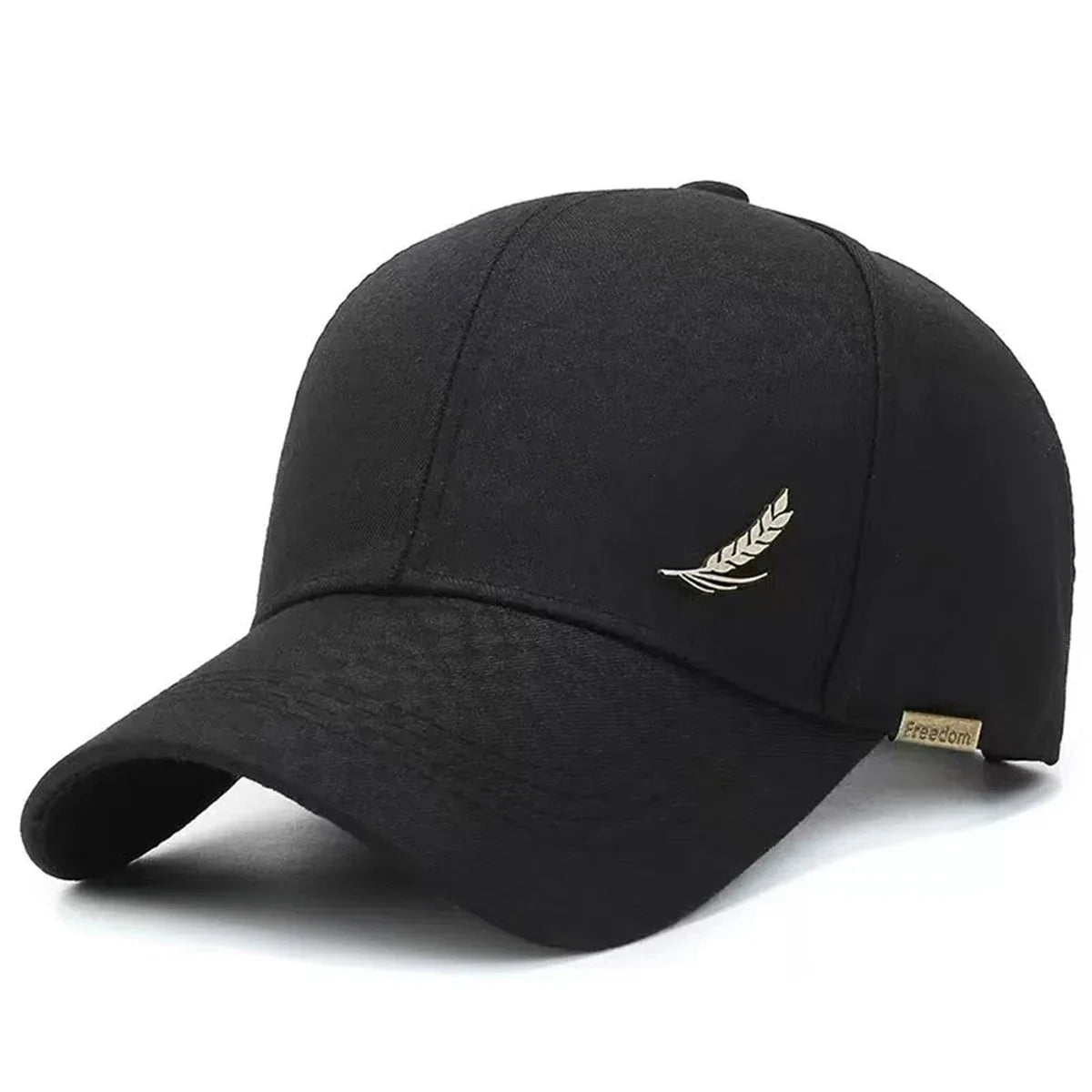 Unisex Feather Embroidery Baseball Caps Spring Autumn
