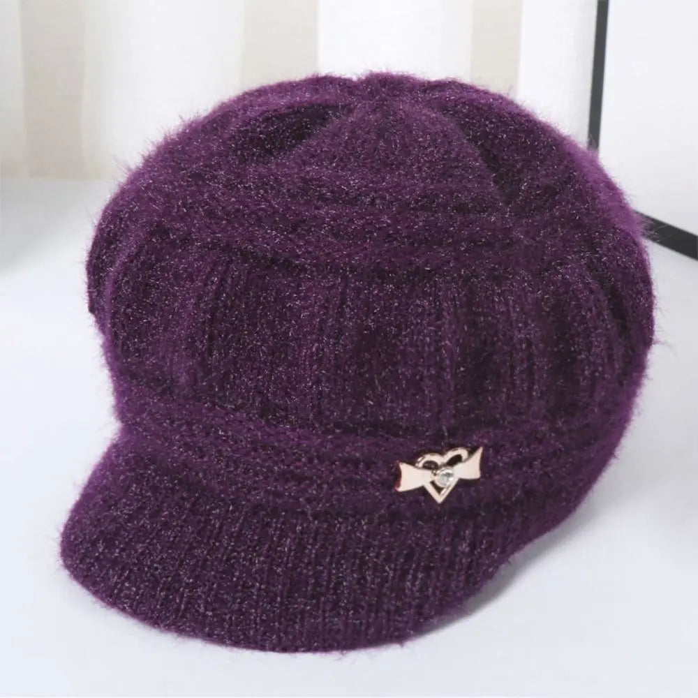 Knitted Knitted Hat Fashion Ear Guard Keep Warm Peaked Cap