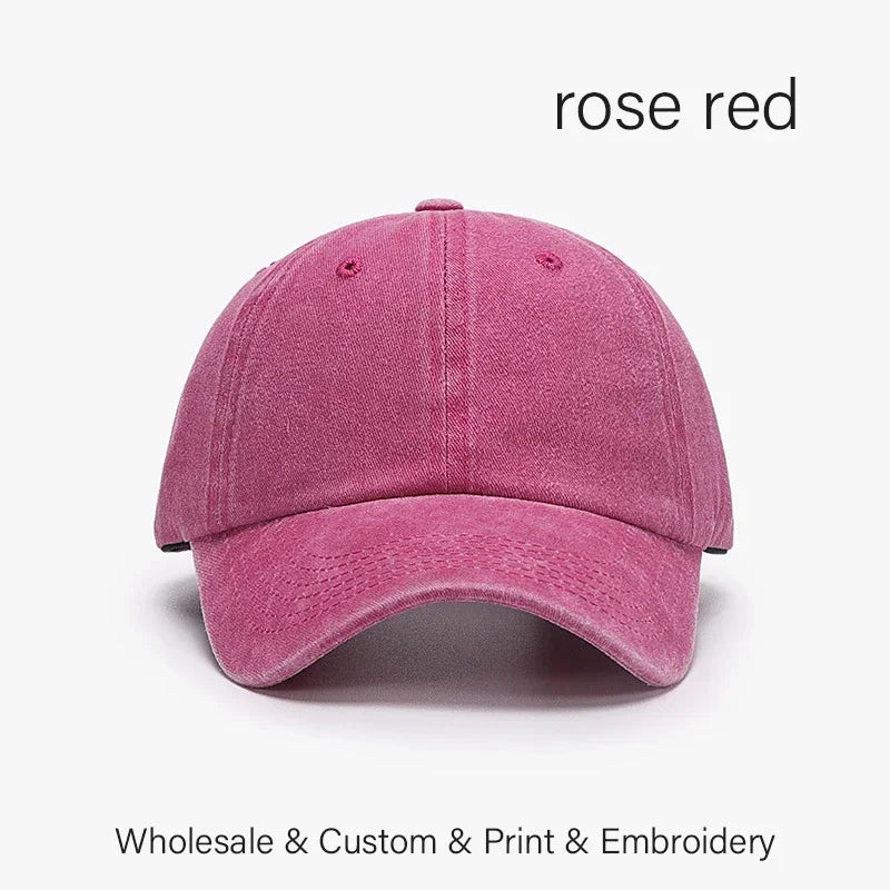 Men And Women DIY Design Letter Embroidery Hat