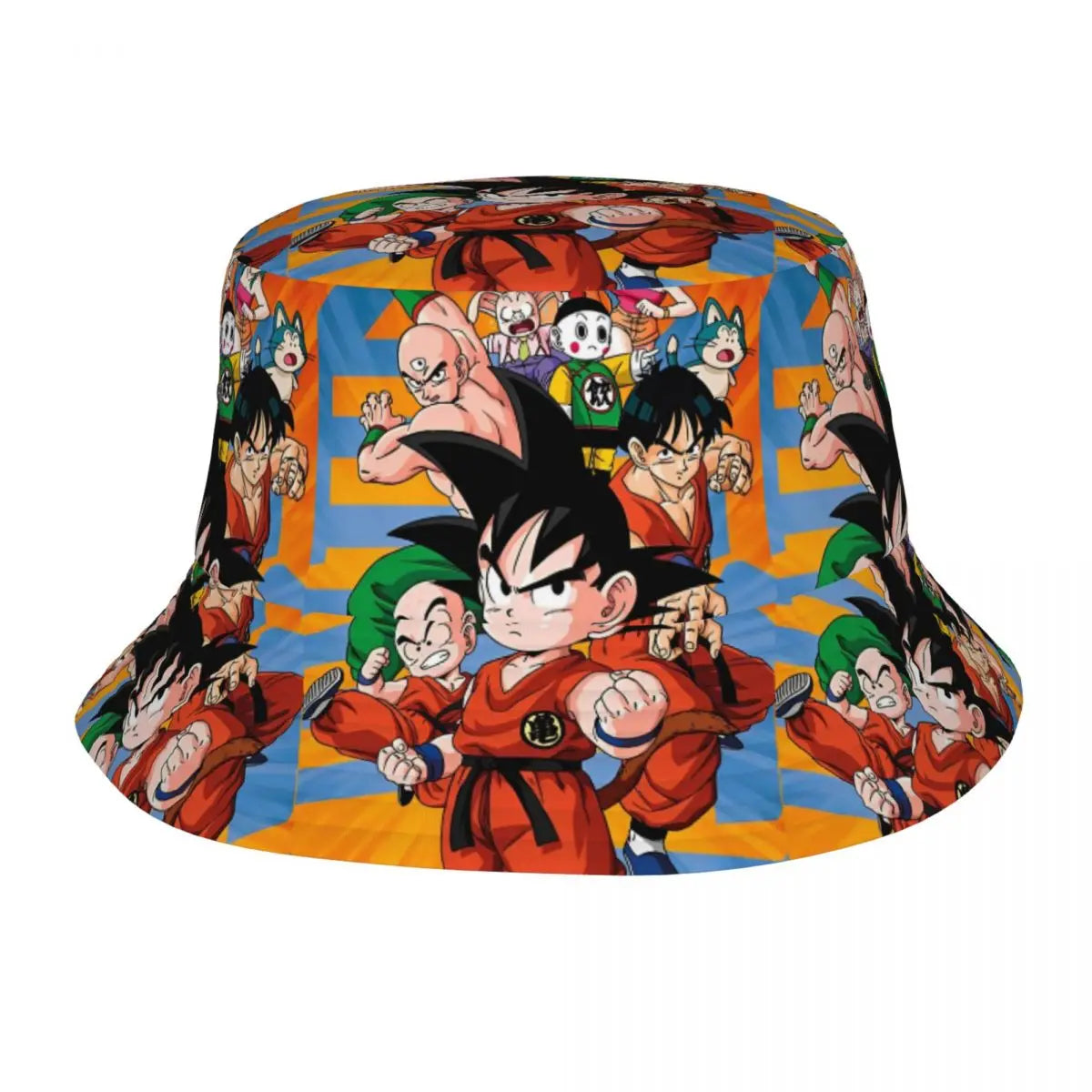 Goku Dragon Ball Bucket Hats for Woman Summer Travel Anime Manga