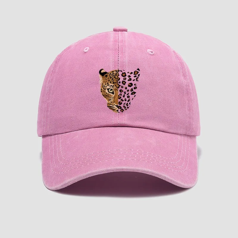 Fashionable Leopard Print Baseball Cap