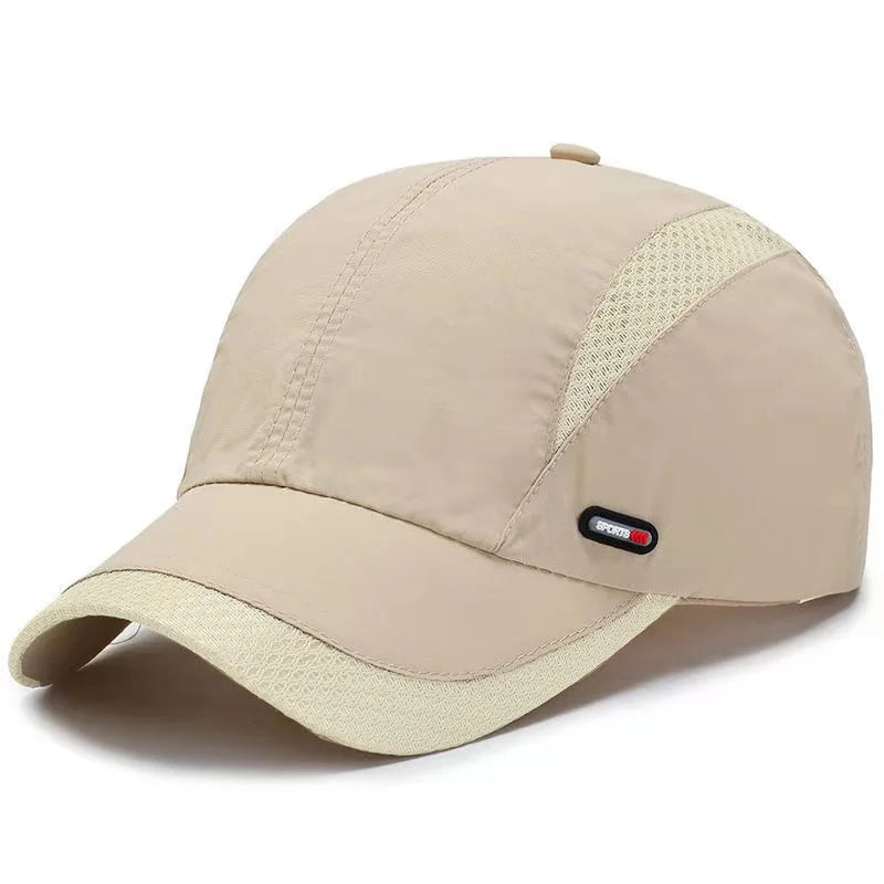 Japanese and Korean Hats Quick Dry Baseball Cap Adjustable Moisture Wicking Sun Hat For Outdoor Sports