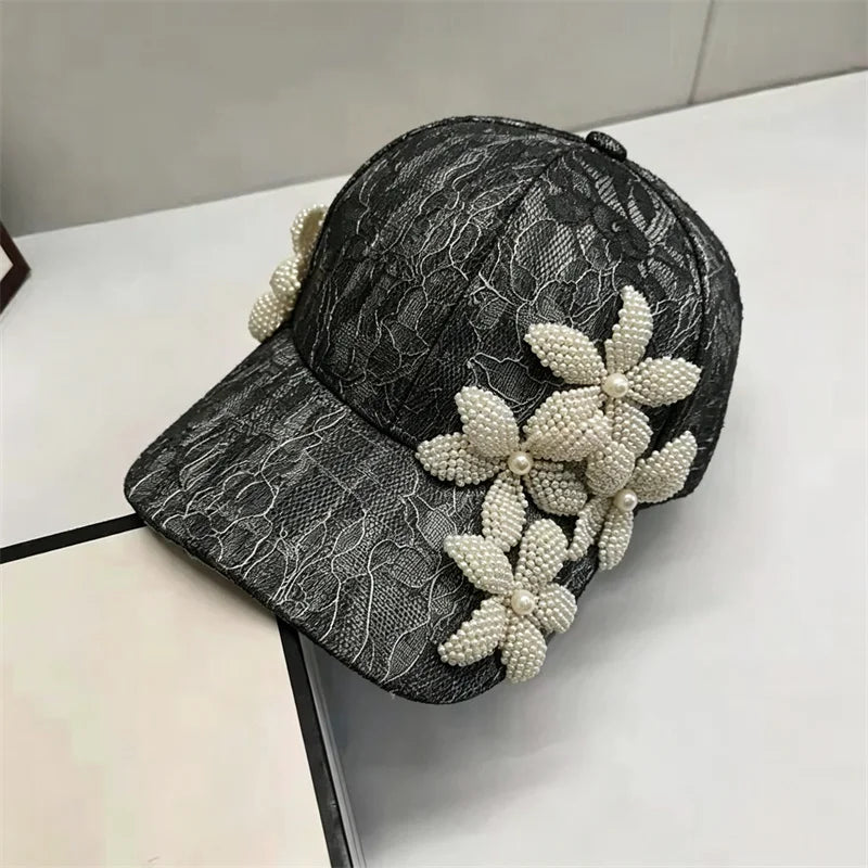 2026 Flower Lady Baseball Hat Women Leisure Visors Cap