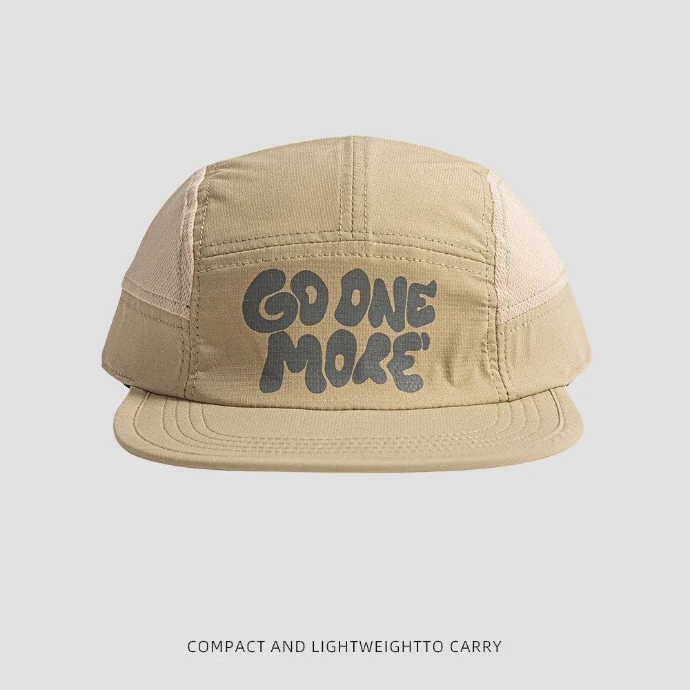 Fashion Thin Baseball Cap Quick-Dry Flat Brim Sports Mesh Cap