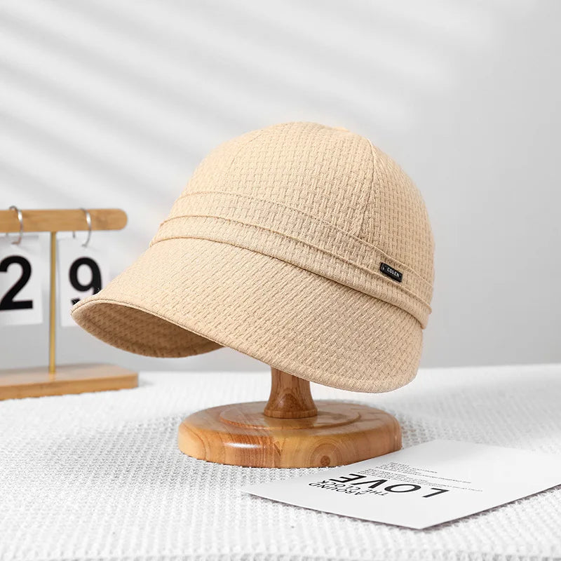 New Foldable Wide Brim Sun Hat Drawstring Adjustable Caps