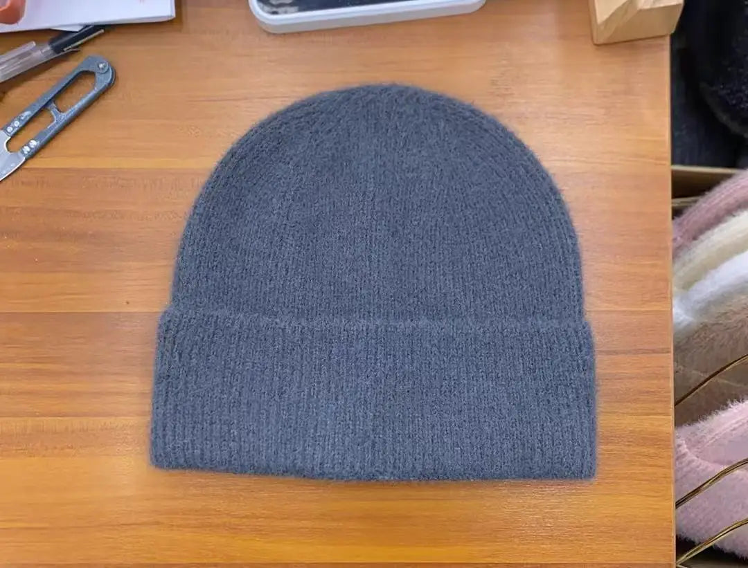New Soft Faux Fur Winter Beanies Hat For Women