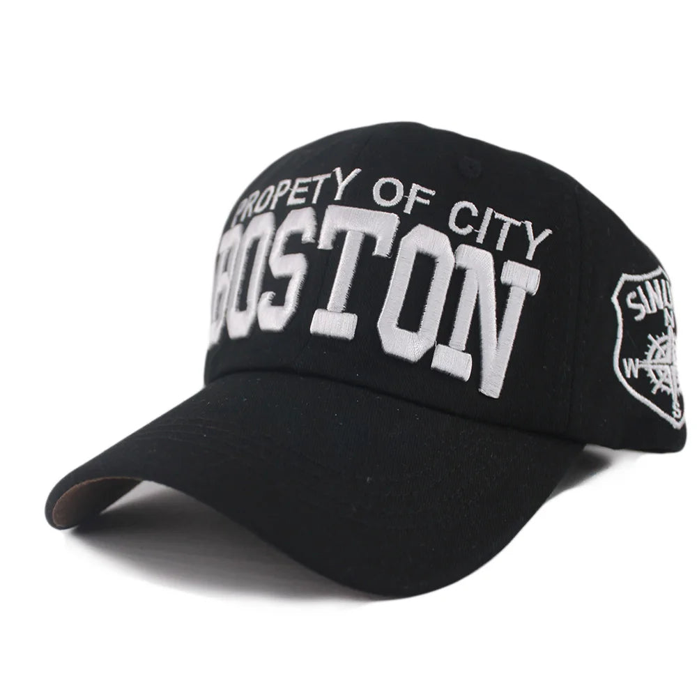 Women Casual Sport Letter Adult Men Wash Denim Caps Embroidery Snapback Caps New Women Hat