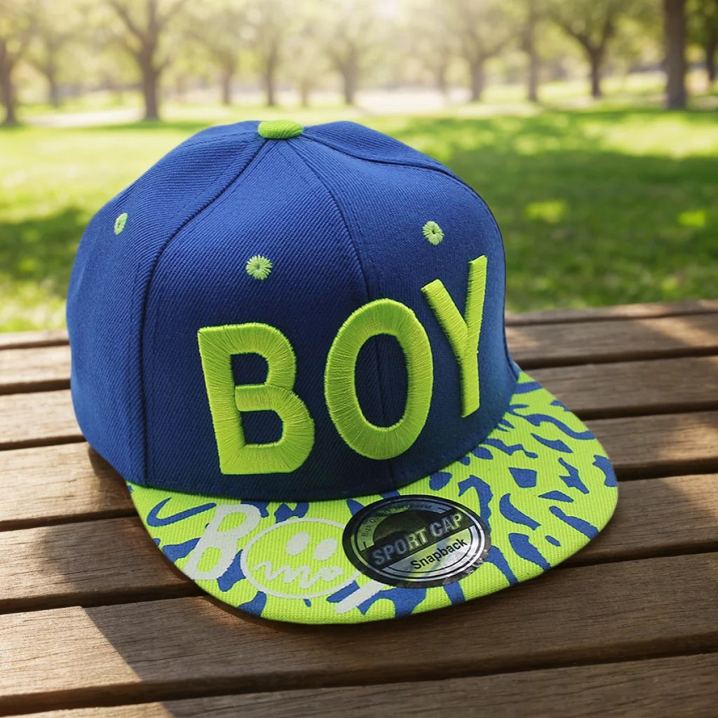 New Fashion Summer Kids Snapback Cap Boys