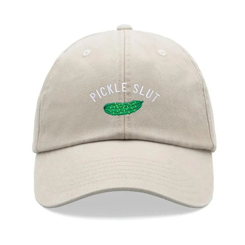 1pc Personality Washed Pickle Slt Baseball Caps for Men