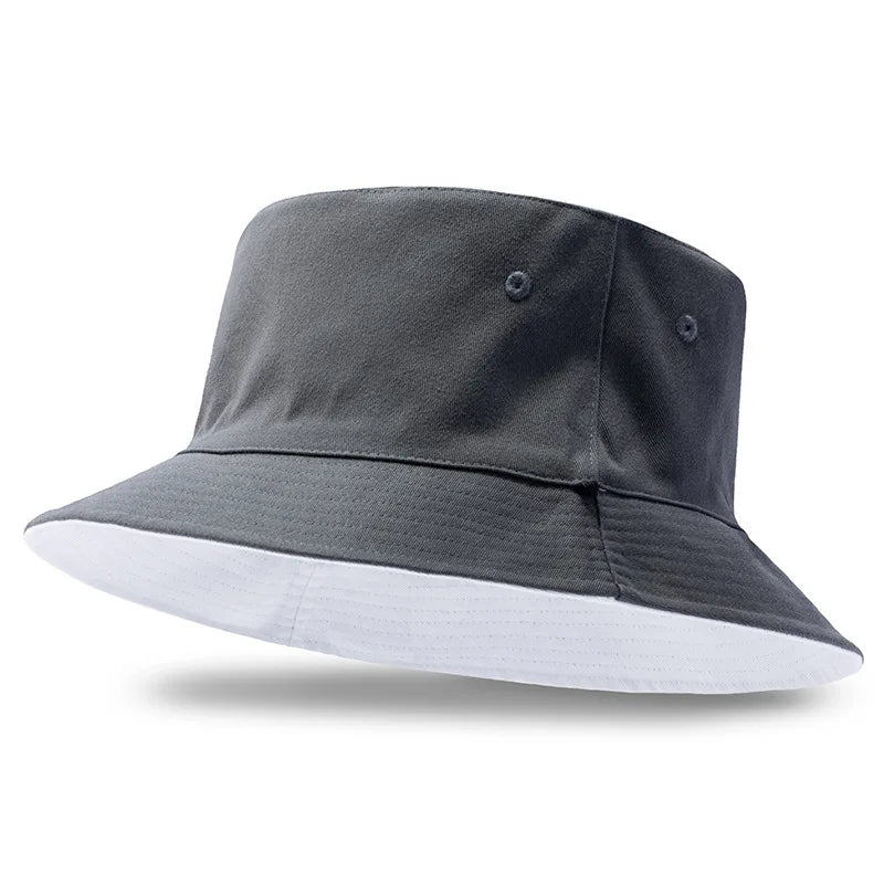 Bucket Hats Men Summer Outdoor Reversible Fishing Sunshade Fisherman Cap