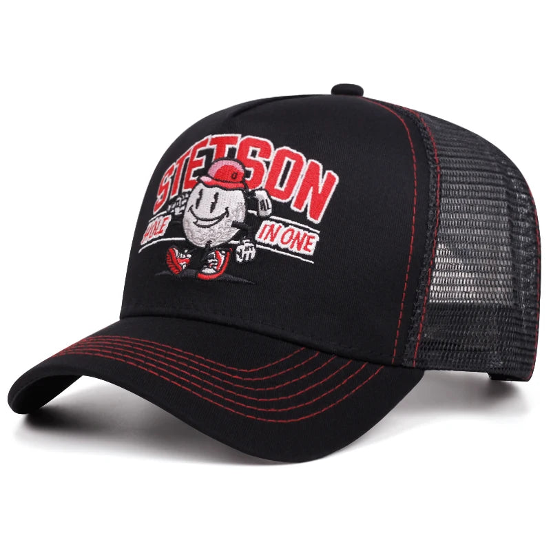 Creative New Baseball Hat Stetson Snowman Embroidery Street Hip Hop