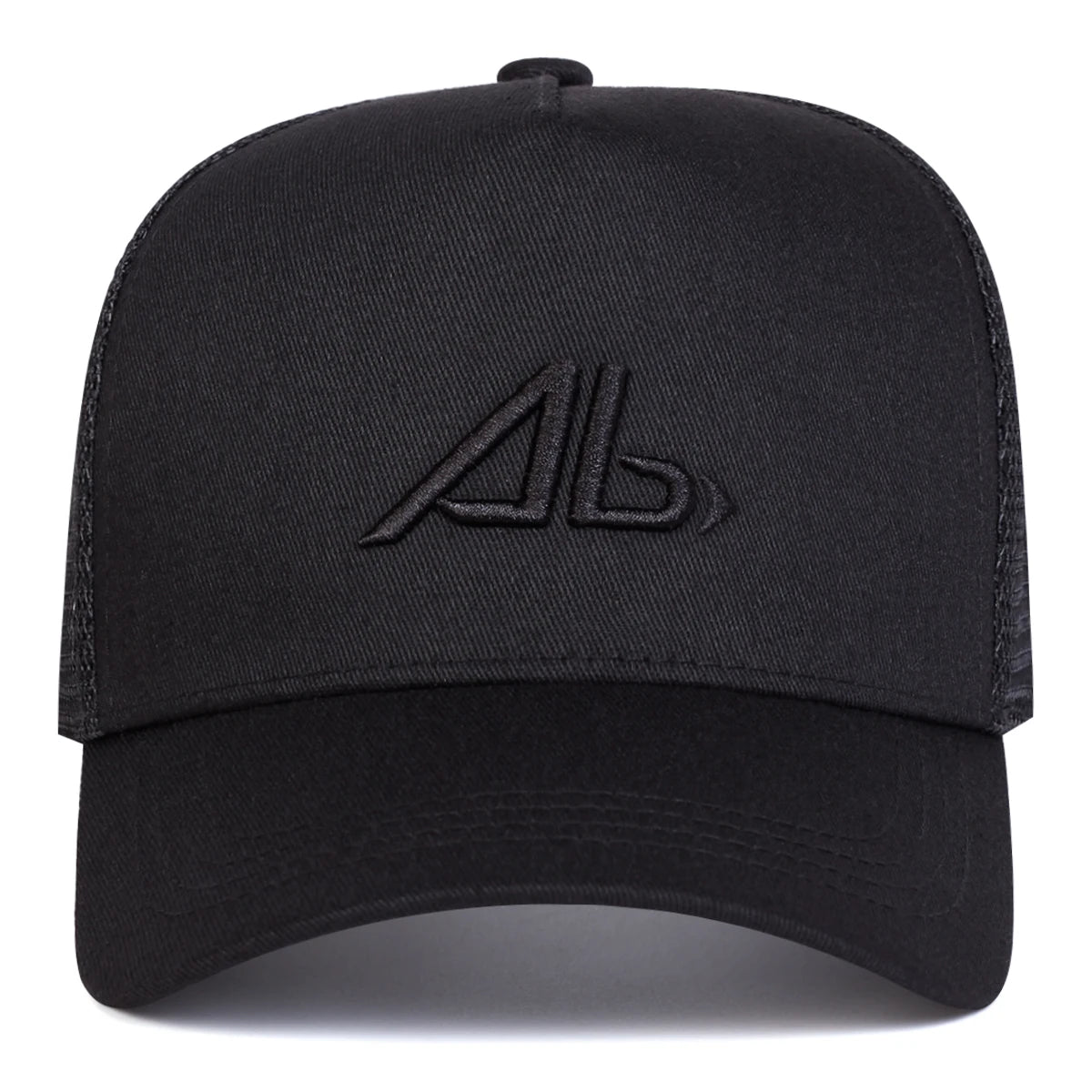Unisex AB Letter Embroidery Baseball Net Caps