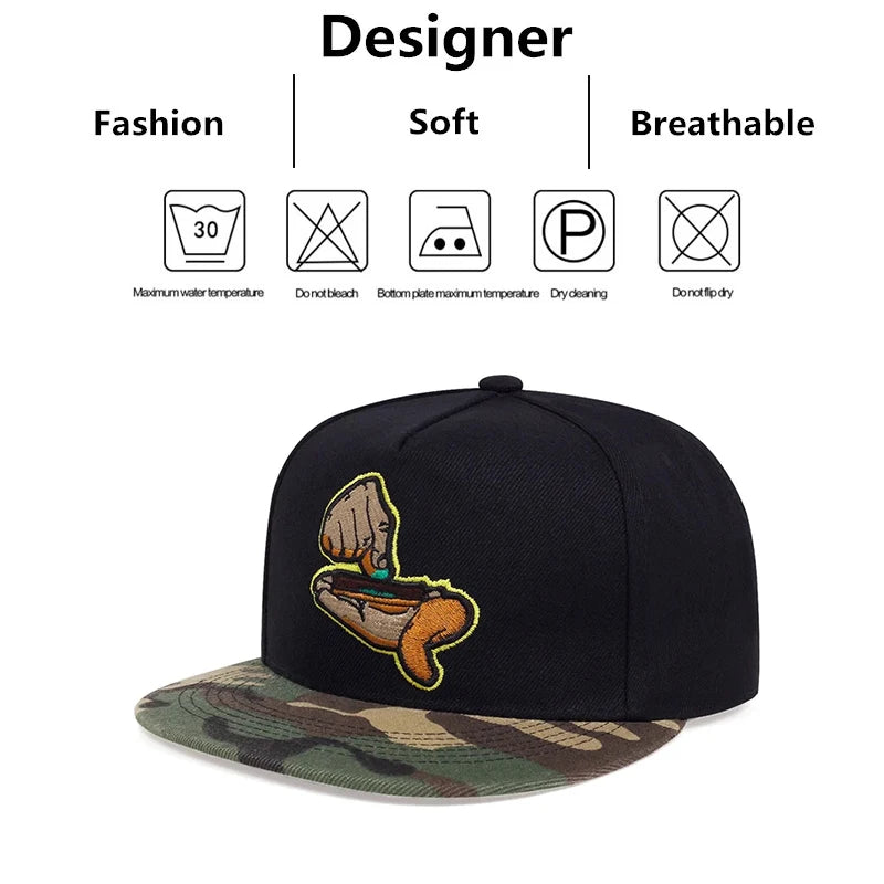 Men Hip Hop Camouflage Baseball Cap For Women Men
