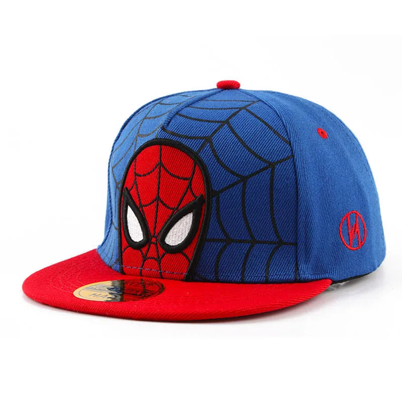 2026 Hot Anime Cartoon Spiderman Hats For Kids