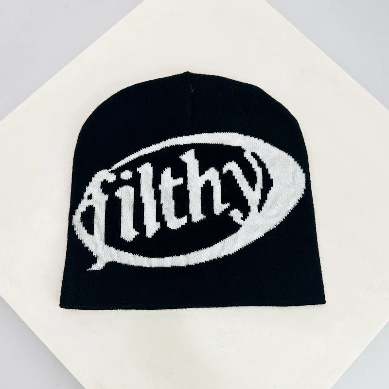 Autumn And Winter New Unisex European Style Letter Knitted Hats