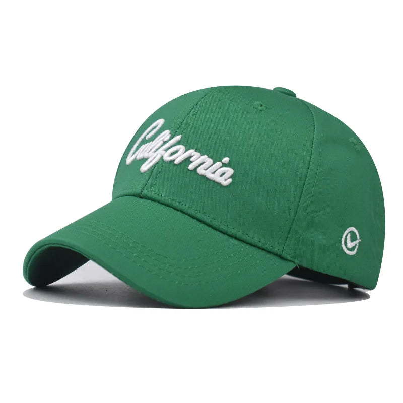 Mens Baseball Cap 3d California Embroidery Dad Hat