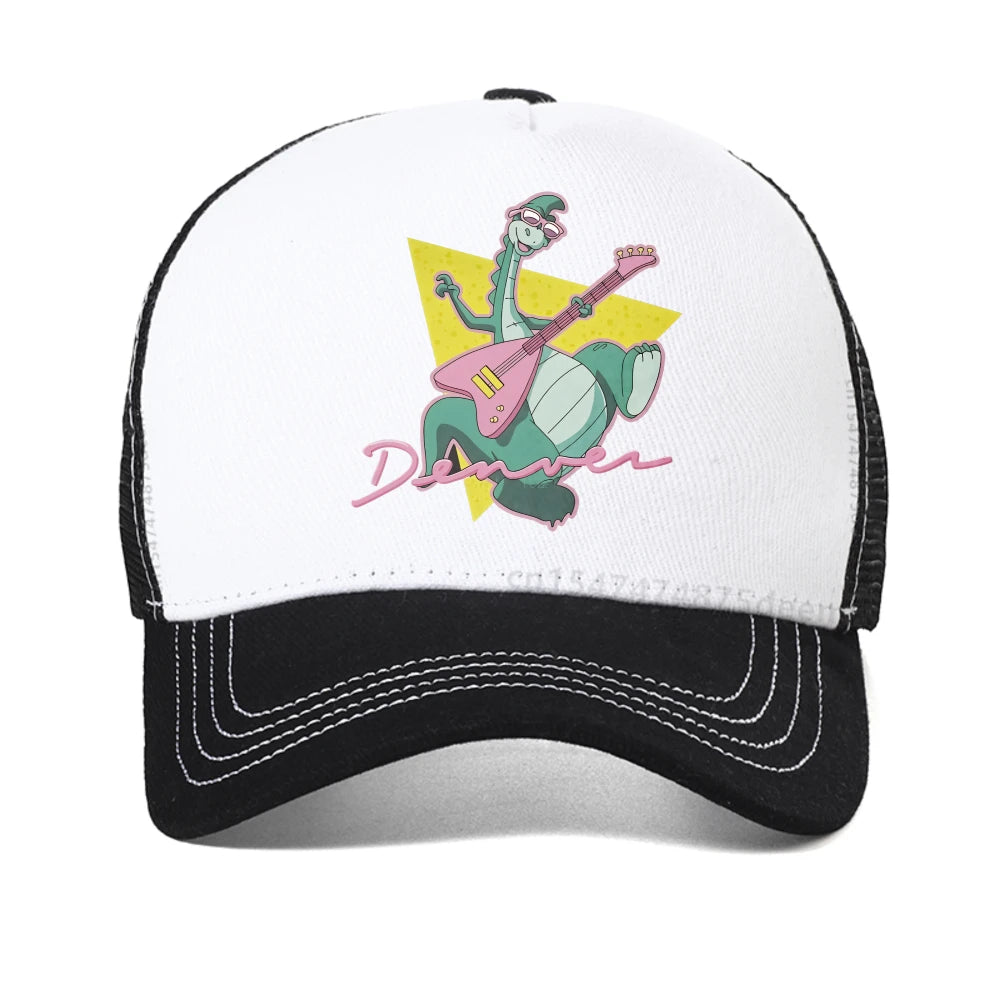 Denver the Last Dinosaur Jeremy Cartoons Print Baseball Cap Summer