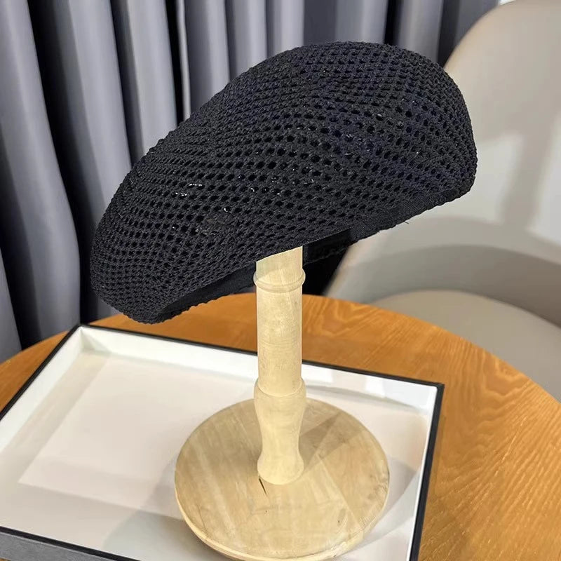 Women's Beret Hat For Summer Lightweight And Breathable Artist Style