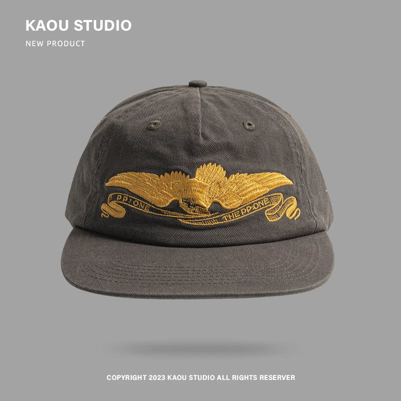 Flat-Brimmed Baseball Cap Men's Women