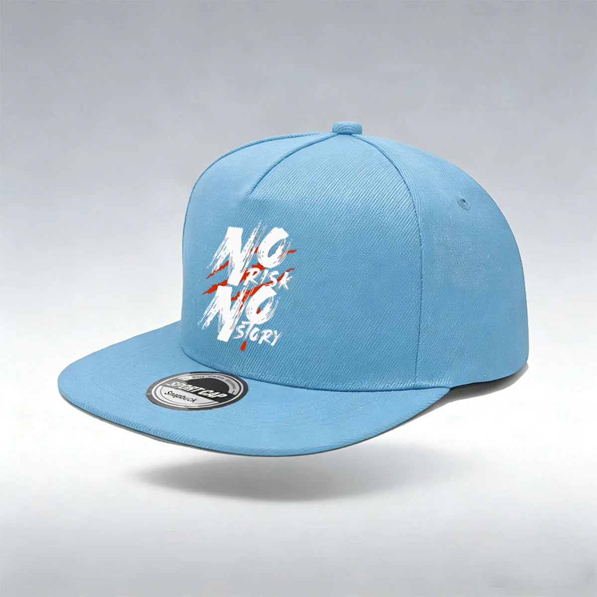 Risk Letter Print Snapback Cap Classic Solid Color Unisex Baseball Cap Lightweight Adjustable Dad Hat