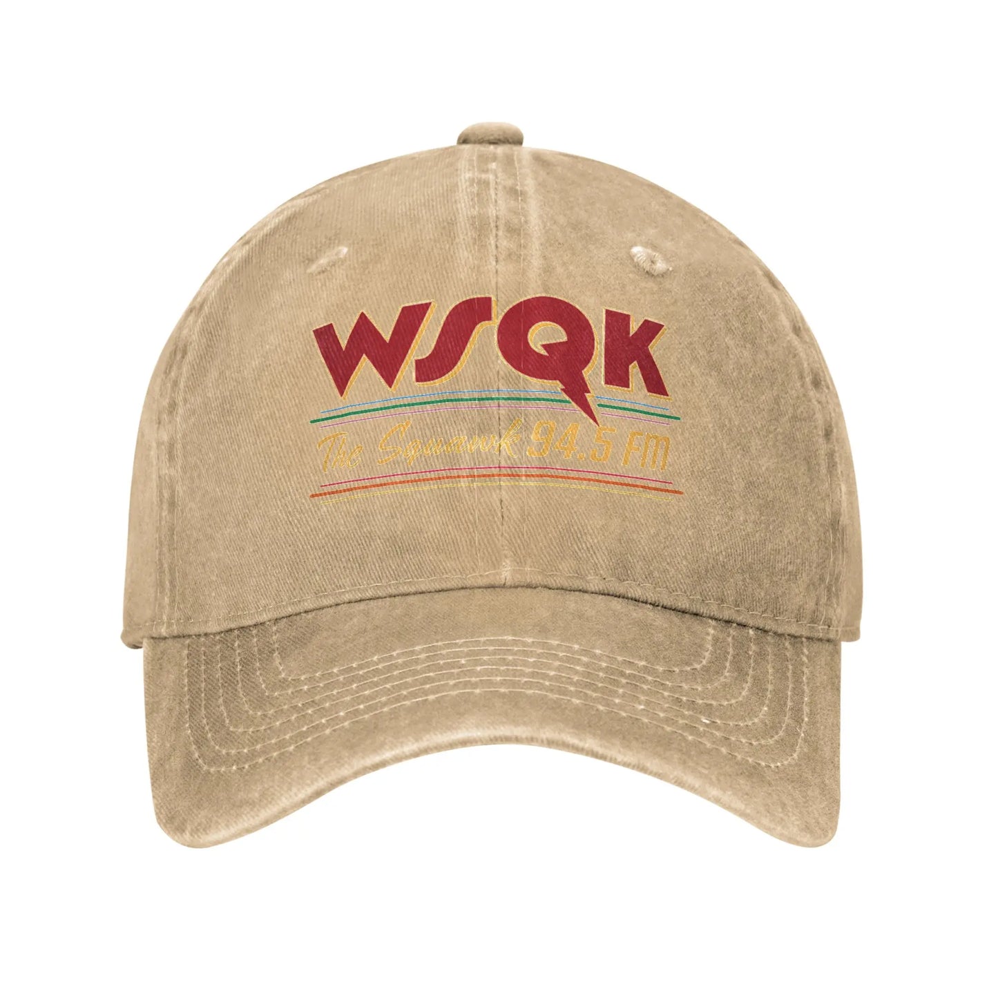 Washed Baseball Cap The Squawk Summer Trucker Hat For Couple Women