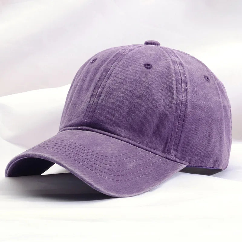 Solid Spring Summer Cap Women Ponytail Baseball Cap