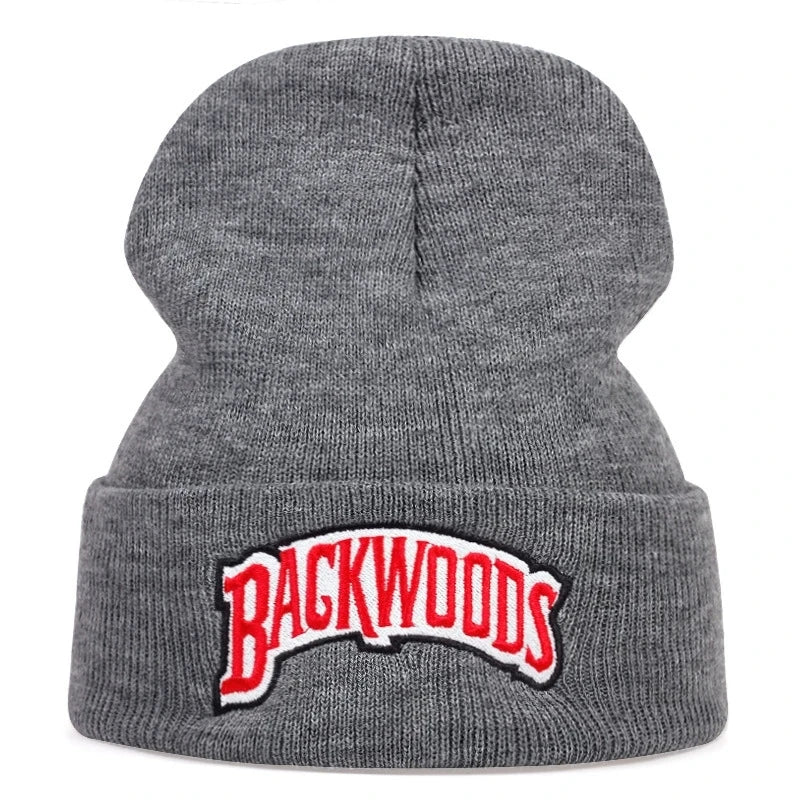 Embroidered "Backwoods" Butterfly Knitted Hat, Suitable For Men And Women