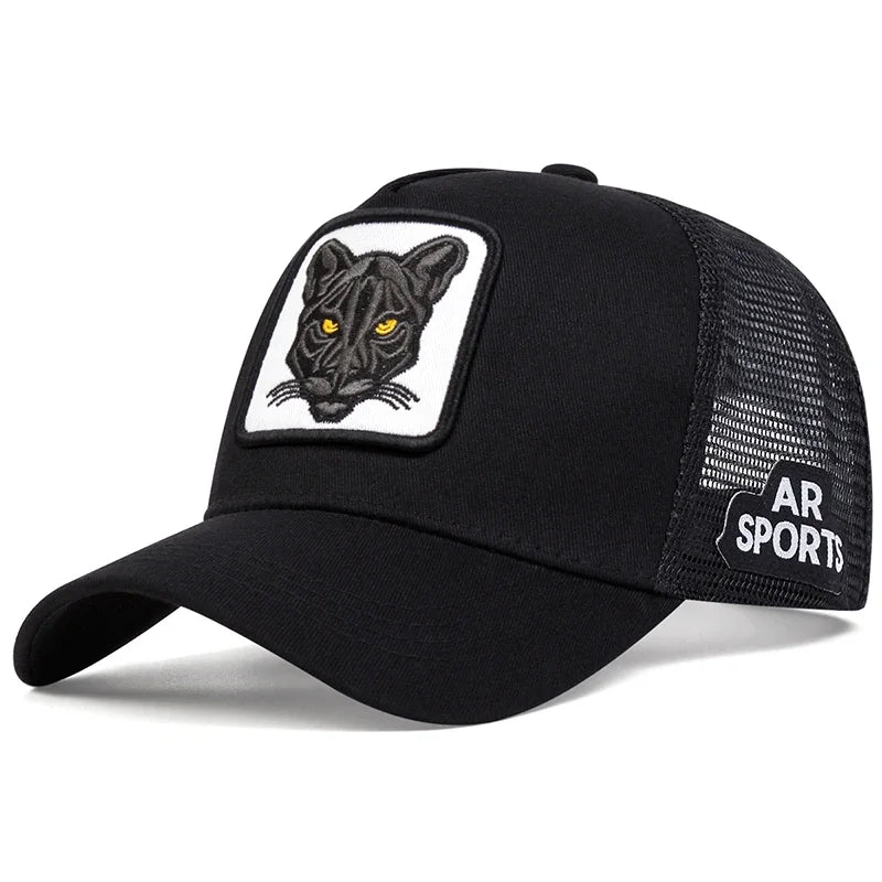 Fashion Cat Embroidery Baseball Cap Summer