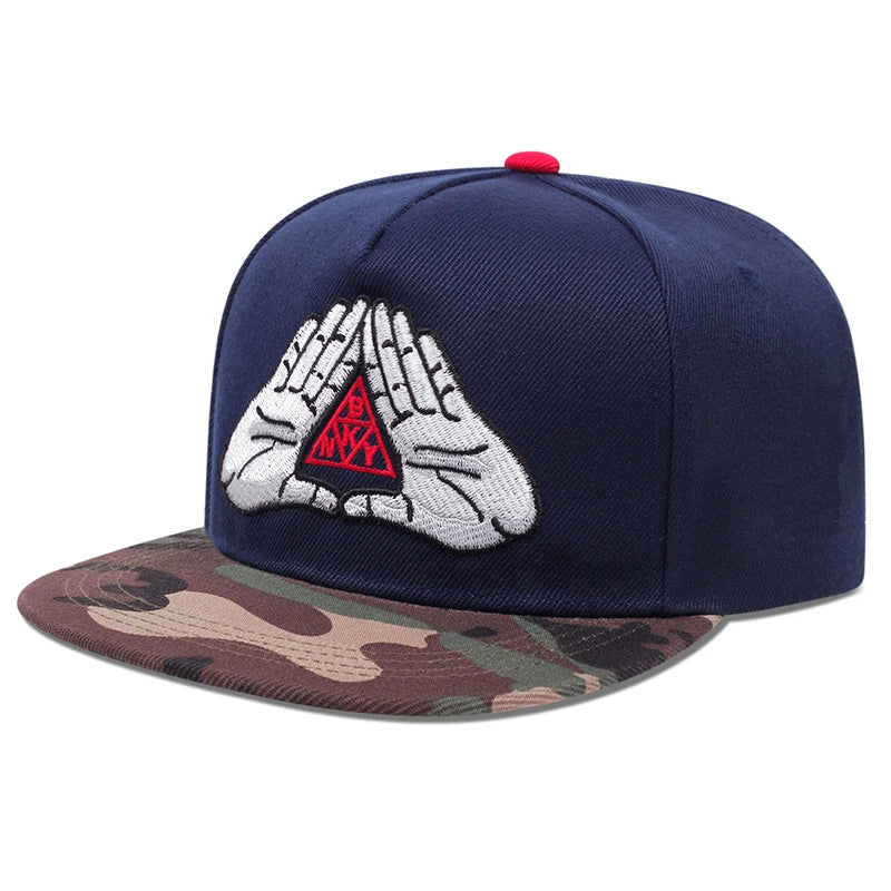 New Fashion Hip Hop Palm Embroidery Baseball Cap