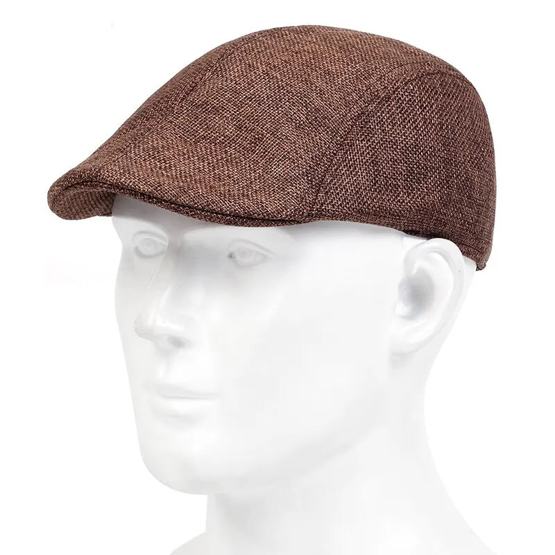 Mens Solid Casette Caps Spring And Summer Outdoor Casual Golf Hats Outdoor