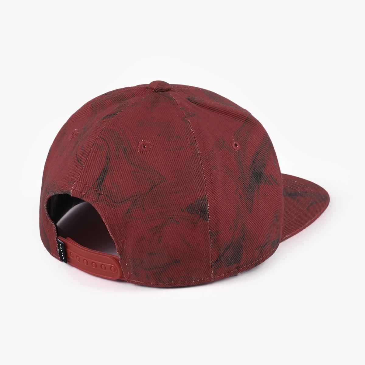 Shading Embroidery Patchwork Hard-Top With Flat Brim