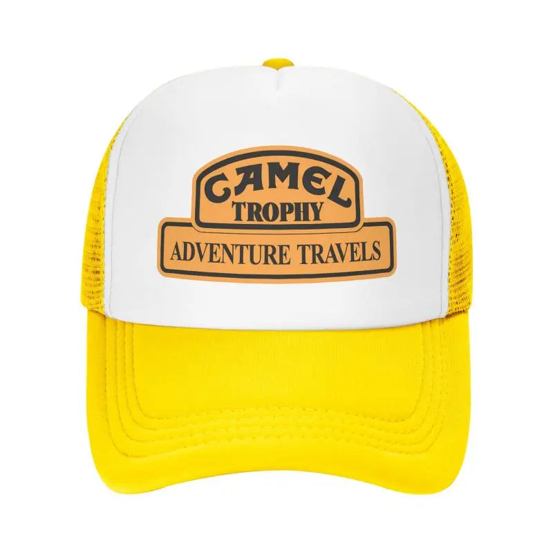 Camel Trophy Racing Print Mesh Baseball Cap Unisex Summer