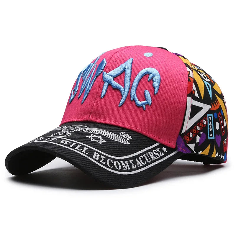 New Casual Fashion Letter Embroidery Printing Baseball Cap