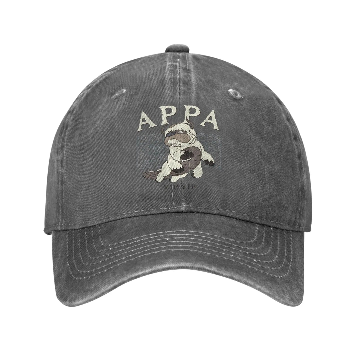Avatar- The Last Airbender Appa Yip Yip Big Chest Logo Casual Baseball Cap